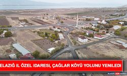 Elazığ İl Özel İdaresi, Çağlar Köyü Yolunu Yeniledi