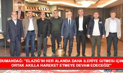 Dumandağ: "Elazığ’ın Her Alanda Daha İleriye Gitmesi İçin Ortak Akılla Hareket Etmeye Devam Edeceğiz"