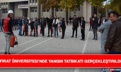 Fırat Üniversitesi’nde Yangın Tatbikatı Gerçekleştirildi