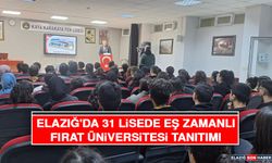 Elazığ'da 31 Lisede Eş Zamanlı Fırat Üniversitesi Tanıtımı
