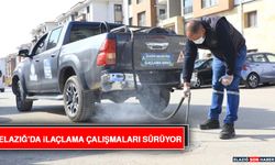 Elazığ’da İlaçlama Çalışmaları Sürüyor