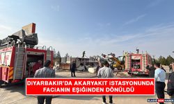 Diyarbakır'da Akaryakıt İstasyonunda Facianın Eşiğinden Dönüldü