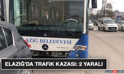 Elazığ'da Trafik Kazası: 2 Yaralı