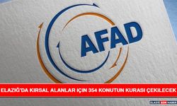 Elazığ'da Kırsal Alanlar İçin 354 Konutun Kurası Çekilecek