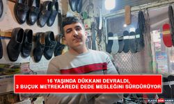 16 Yaşında Dükkanı Devraldı, 3 Buçuk Metrekarede Dede Mesleğini Sürdürüyor