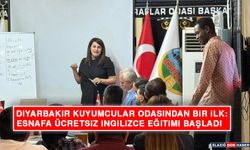 Diyarbakır Kuyumcular Odasından Bir İlk: Esnafa Ücretsiz İngilizce Eğitimi Başladı