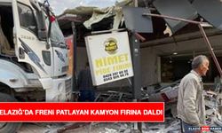 Elazığ’da Freni Patlayan Kamyon Fırına Daldı