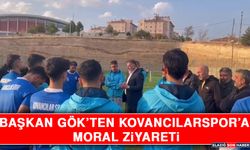 Başkan Gök’ten Kovancılarspor’a Moral Ziyareti