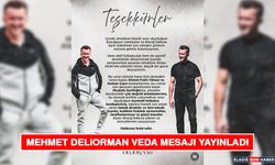 Mehmet Deliorman Veda Mesajı Yayınladı