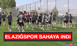 Elazığspor Sahaya İndi