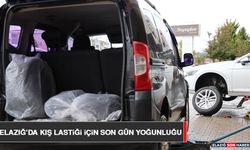 Elazığ’da Kış Lastiği İçin Son Gün Yoğunluğu