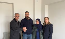 Ağın'da TOKİ tarafından yapılan 142 sosyal konutun anahtar teslimine başlandı