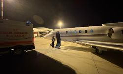 Ağrı'da karaciğer yetmezliği olan bebek ambulans uçakla Ankara'ya nakledildi