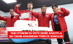 Tam Otonom Su Üstü Deniz Aracıyla 284 Takım Arasından Türkiye İkinciliği