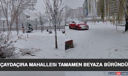 Çaydaçıra Mahallesi Tamamen Beyaza Büründü