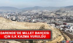 Darende’de Millet Bahçesi İçin İlk Kazma Vuruldu