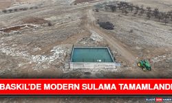 Baskil’de Modern Sulama Tamamlandı