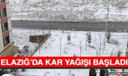 Elazığ’da Kar Yağışı Başladı