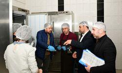 Çatak'ta okulların, kurumların ve öğretmenevinin yemekhaneleri denetlendi