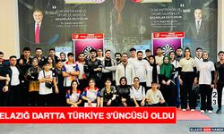 Elazığ Dartta Türkiye 3'üncüsü Oldu