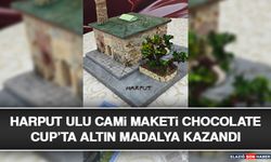 Harput Ulu Cami Maketi Chocolate Cup’ta Altın Madalya Kazandı