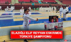 Elazığlı Elif Reyyan Eskrimde Türkiye Şampiyonu