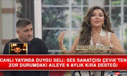 Canlı Yayında Duygu Seli: Ses Sanatçısı Çevik’ten Zor Durumdaki Aileye 6 Aylık Kira Desteği
