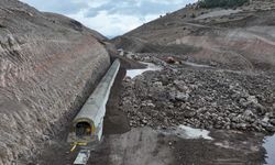 Erzurum'daki Doruklu Barajı'nda yol kazıları ile sahil sıyırma imalatı tamamlandı