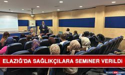 Elazığ'da Sağlıkçılara Seminer Verildi