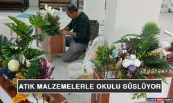 Atık Malzemelerle Okulu Süslüyor