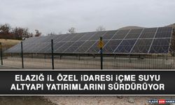 Elazığ İl Özel İdaresi İçme Suyu Altyapı Yatırımlarını Sürdürüyor