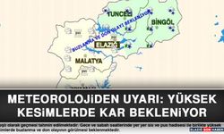 Meteorolojiden Uyarı: Yüksek Kesimlerde Kar Bekleniyor
