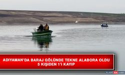 Adıyaman’da Baraj Gölünde Tekne Alabora Oldu: 5 Kişiden 1’i Kayıp