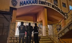 Hakkari'de haklarında kesinleşmiş hapis cezası bulunan 2 hükümlü yakalandı