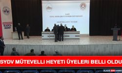 SYDV Mütevelli Heyeti Üyeleri Belli Oldu