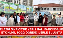 Elazığ Sivrice’de Yerli Malı Farkındalık Etkinliği, TOGG Öğrencilerle Buluştu