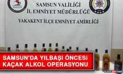 Samsun'da Yılbaşı Öncesi Kaçak Alkol Operasyonu