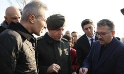 Iğdır Valisi Turan, Ermenistan sınırındaki Alican Sınır Kapısı'nda inceleme yaptı