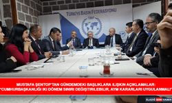 Mustafa Şentop’tan Gündemdeki Başlıklara İlişkin Açıklamalar