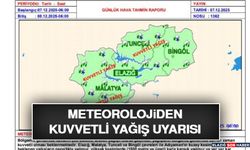 Meteorolojiden Kuvvetli Yağış Uyarısı