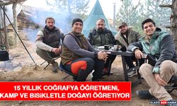 15 Yıllık Coğrafya Öğretmeni, Kamp ve Bisikletle Doğayı Öğretiyor