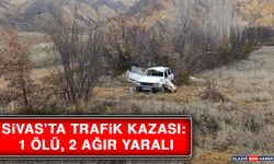 Sivas’ta Trafik Kazası: 1 Ölü, 2 Ağır Yaralı
