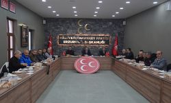 MHP Erzurum İl Başkanı Yurdagül, basın mensuplarıyla buluştu