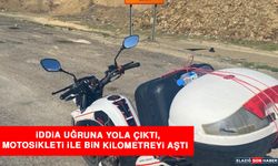 İddia Uğruna Yola Çıktı, Motosikleti İle Bin Kilometreyi Aştı