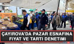 Çayırova'da Pazar Esnafına Fiyat Ve Tartı Denetimi