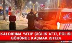 Kaldırıma Yatıp Çığlık Attı, Polisi Görünce Kaçmak İstedi