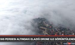 Sis Perdesi Altındaki Elazığ Drone İle Görüntülendi