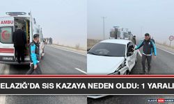 Elazığ’da Sis Kazaya Neden Oldu: 1 Yaralı