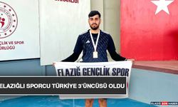 Elazığlı Sporcu Türkiye 3’üncüsü Oldu