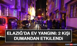 Elazığ’da Ev Yangını: 2 Kişi Dumandan Etkilendi